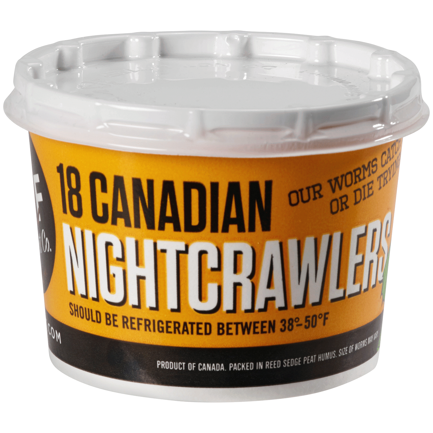 slide 1 of 1, DMF Bait Co. Canadian Nightcrawlers 18 ea, 18 ct