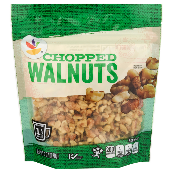 slide 1 of 1, Giant Walnuts Chopped, 6 oz