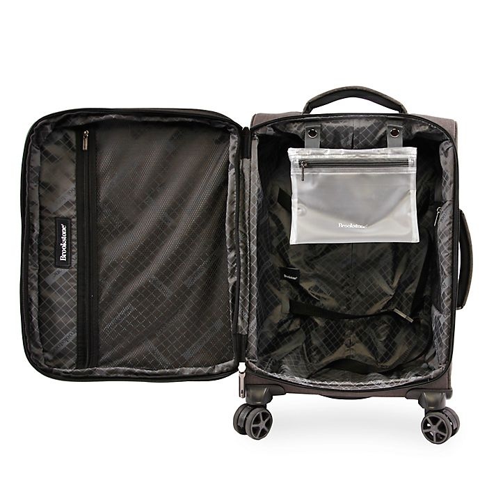 slide 2 of 12, Brookstone Dash 2.0 Spinner Carry On Luggage, 1 ct