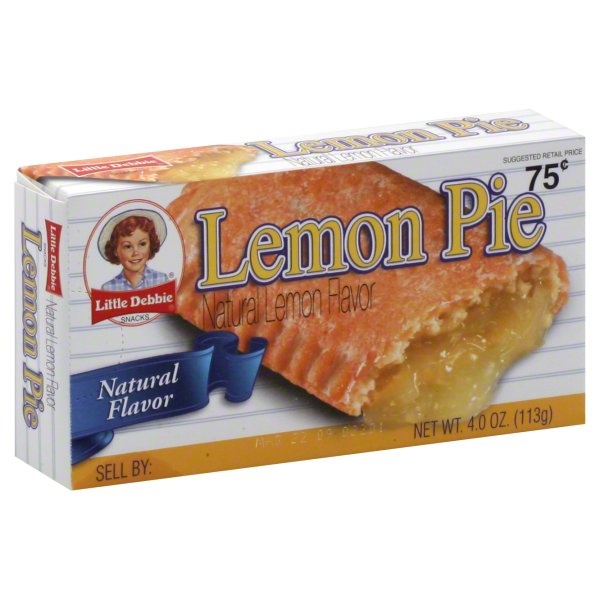 slide 1 of 1, Little Debbie Lemon Pies, 4 oz