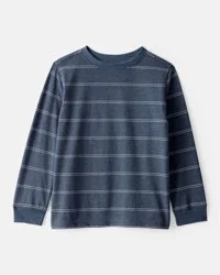 Carter's Carters Boys Striped Long-Sleeve Tee - Navy Navy L