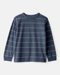 Carter's Carters Boys Striped Long-Sleeve Tee - Navy Navy L