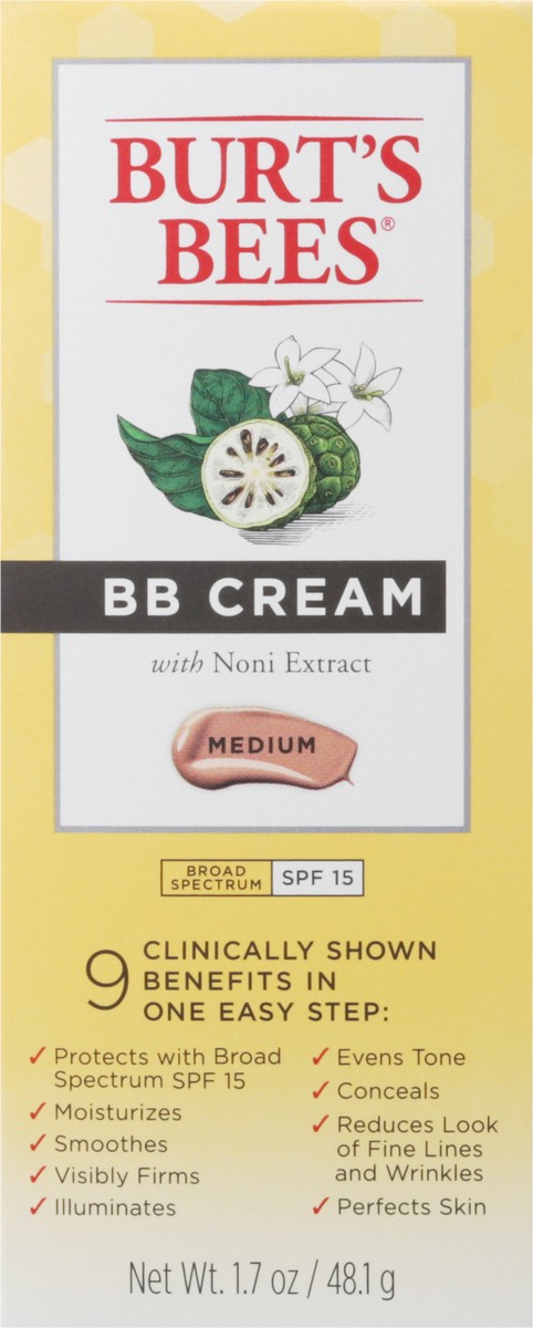 slide 1 of 5, Burt's Bees Broad Spectrum SPF 15 Medium BB Cream 1.7 oz, 1.7 oz