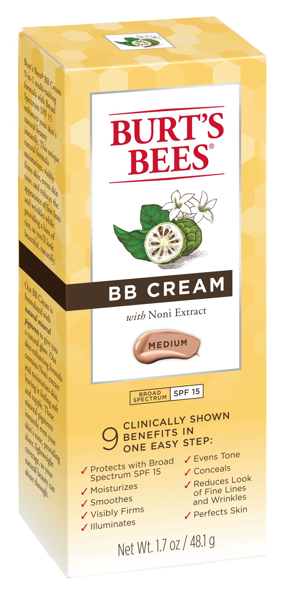 slide 4 of 5, Burt's Bees Broad Spectrum SPF 15 Medium BB Cream 1.7 oz, 1.7 oz