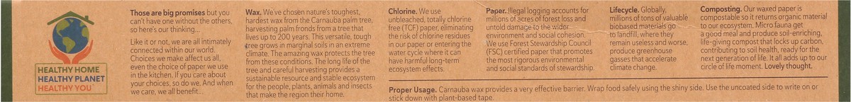 slide 8 of 10, If You Care Unbleached Totally Chlorine-Free Waxed Paper, 1 ct