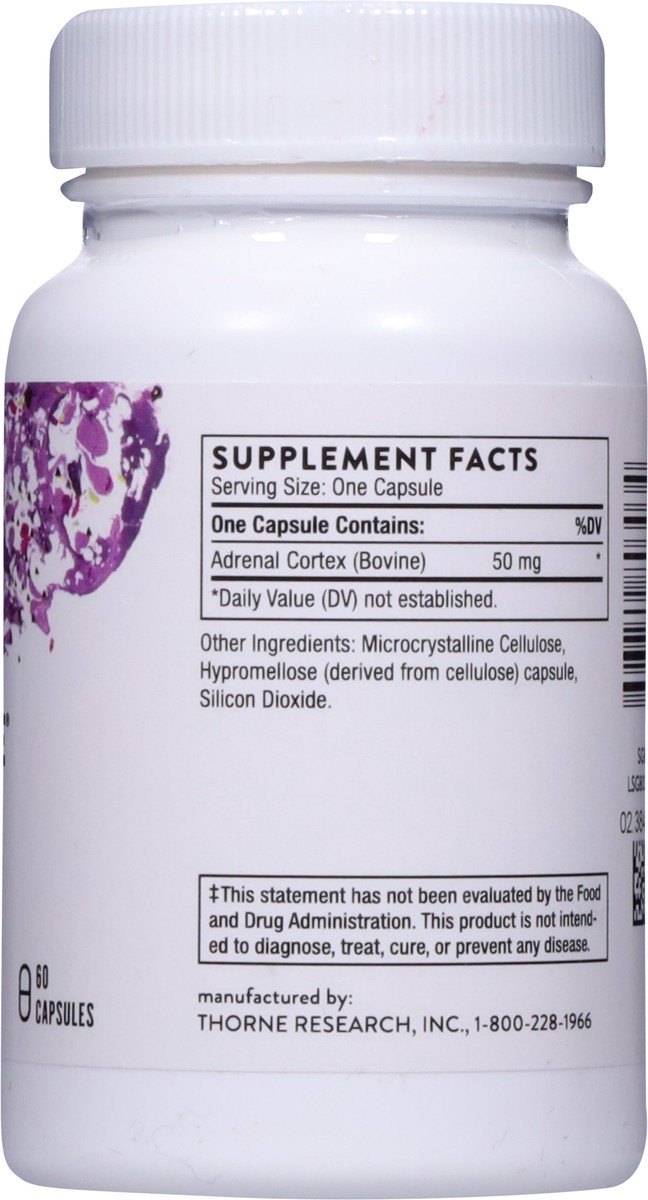 slide 3 of 9, Thorne Adrenal Cortex, 60 ct