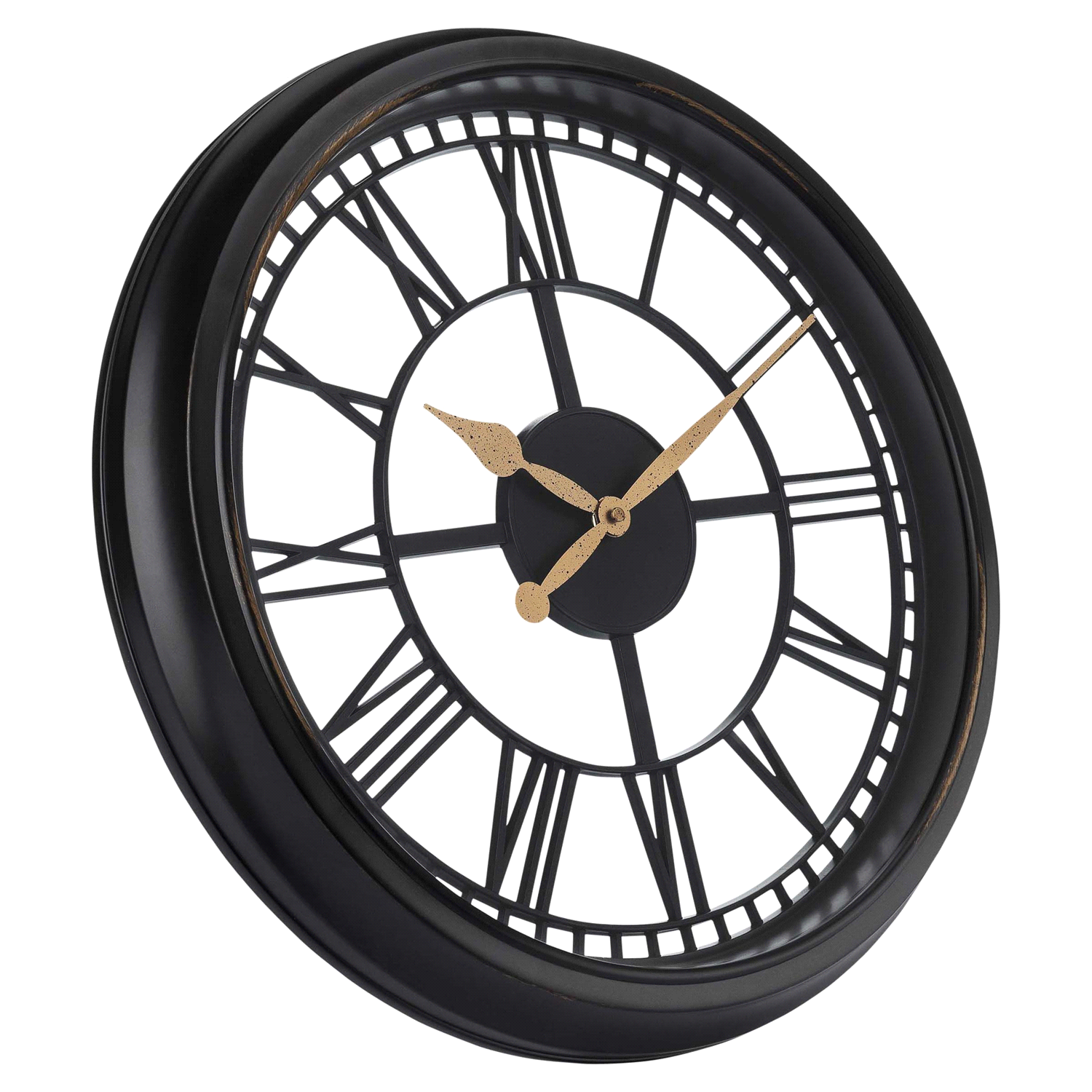 slide 2 of 3, Westclox 20” Classic Black Roman Numerals Wall Clock, 20 in