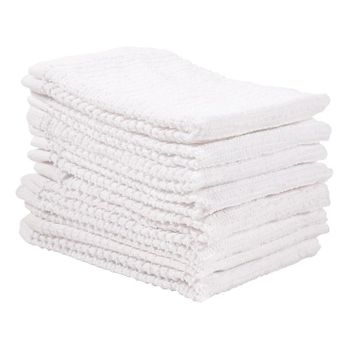 slide 2 of 2, SALT Mop Dish Cloths - White, 8 ct