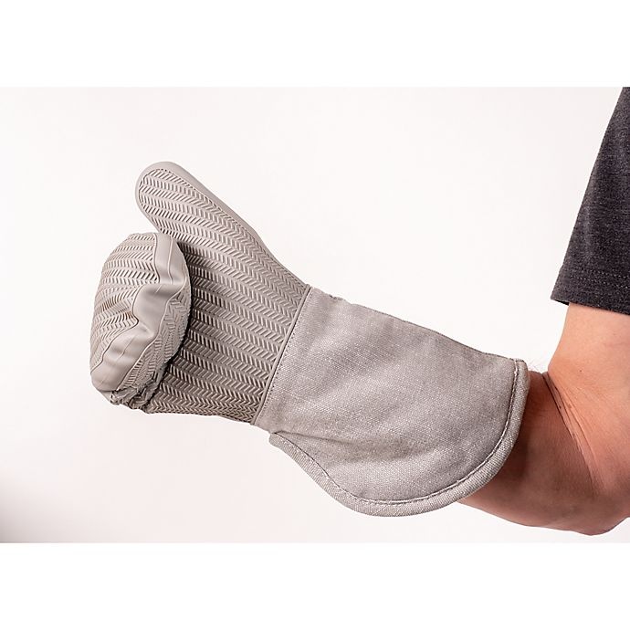 slide 5 of 7, Artisanal Kitchen Supply Silicone Oven Mitt - Grey, 1 ct