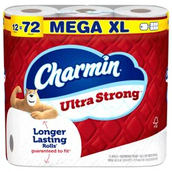 Charmin Ultra Strong Toilet Paper 12 Mega XL Rolls, 363 Sheets Per Roll