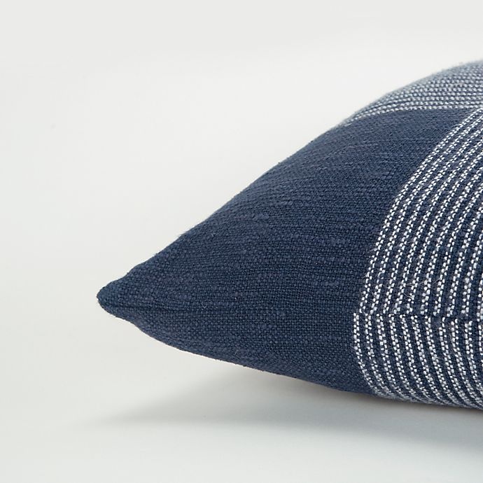 slide 4 of 5, Rizzy Home Woven Plaid Square Throw Pillow - Indigo/White, 1 ct