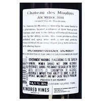 slide 2 of 5, Chateau Des Moulins Red 750 Ml, 750 ml