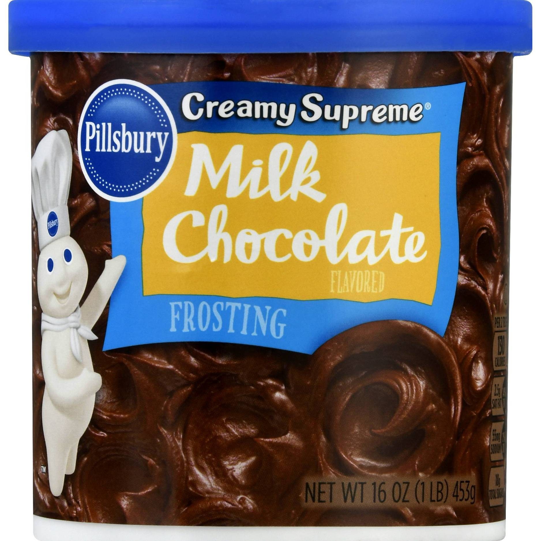 slide 1 of 7, Pillsbury Creamy Supreme Milk Chocolate Frosting, 16 oz