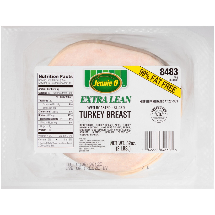 Jennie O Extra Lean Oven Roasted Turkey Breast 2 Lb Shipt