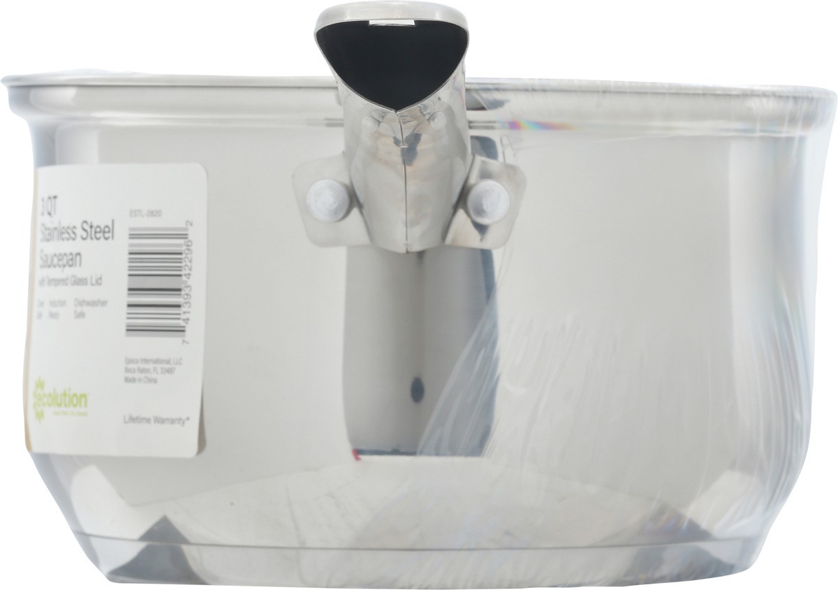 slide 8 of 11, Ecolution 3 Quart Stainless Steel Saucepan 1 ea, 1 ct