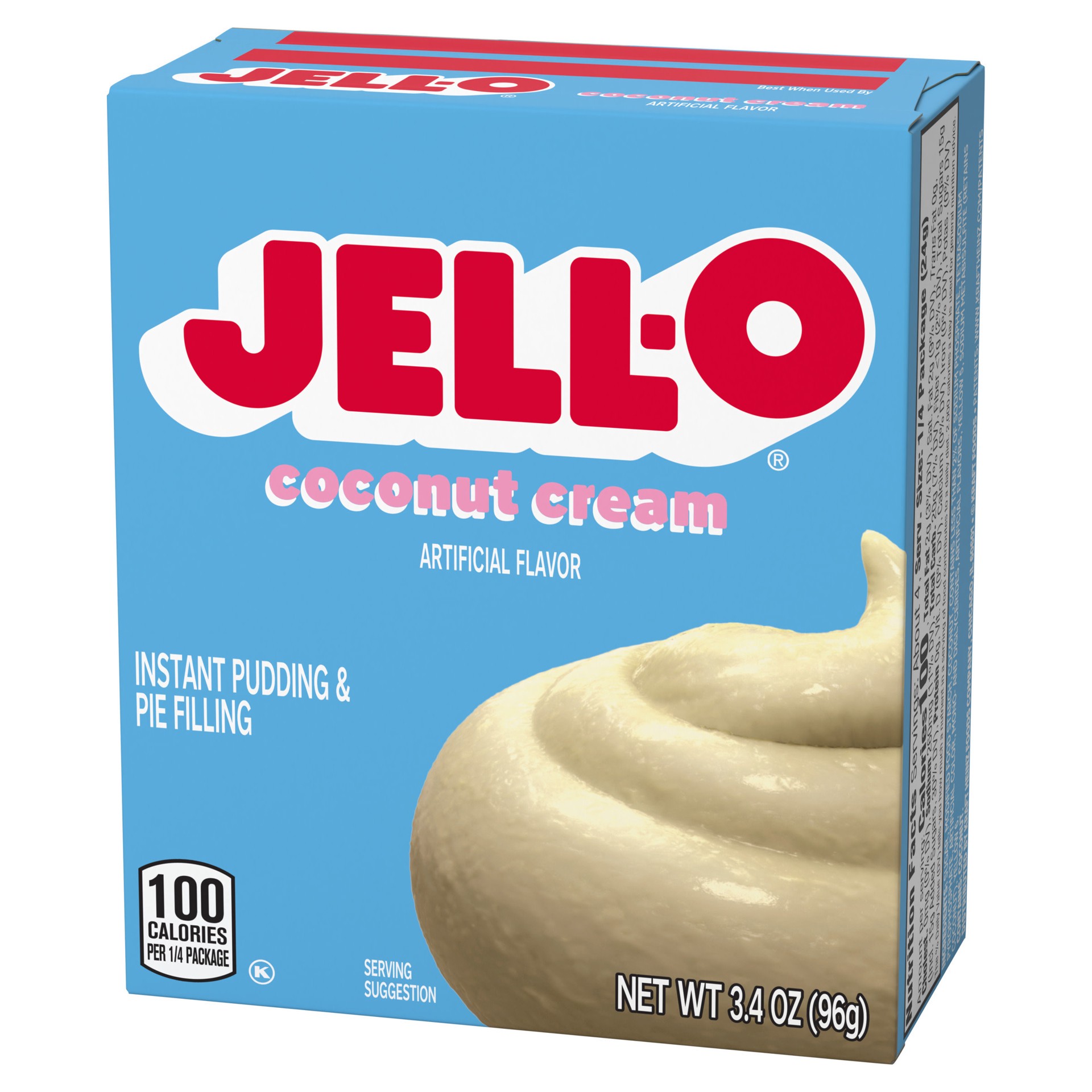 slide 5 of 5, Jell-O Coconut Cream Artificially Flavored Instant Pudding & Pie Filling Mix, 3.4 oz Box, 3.4 oz