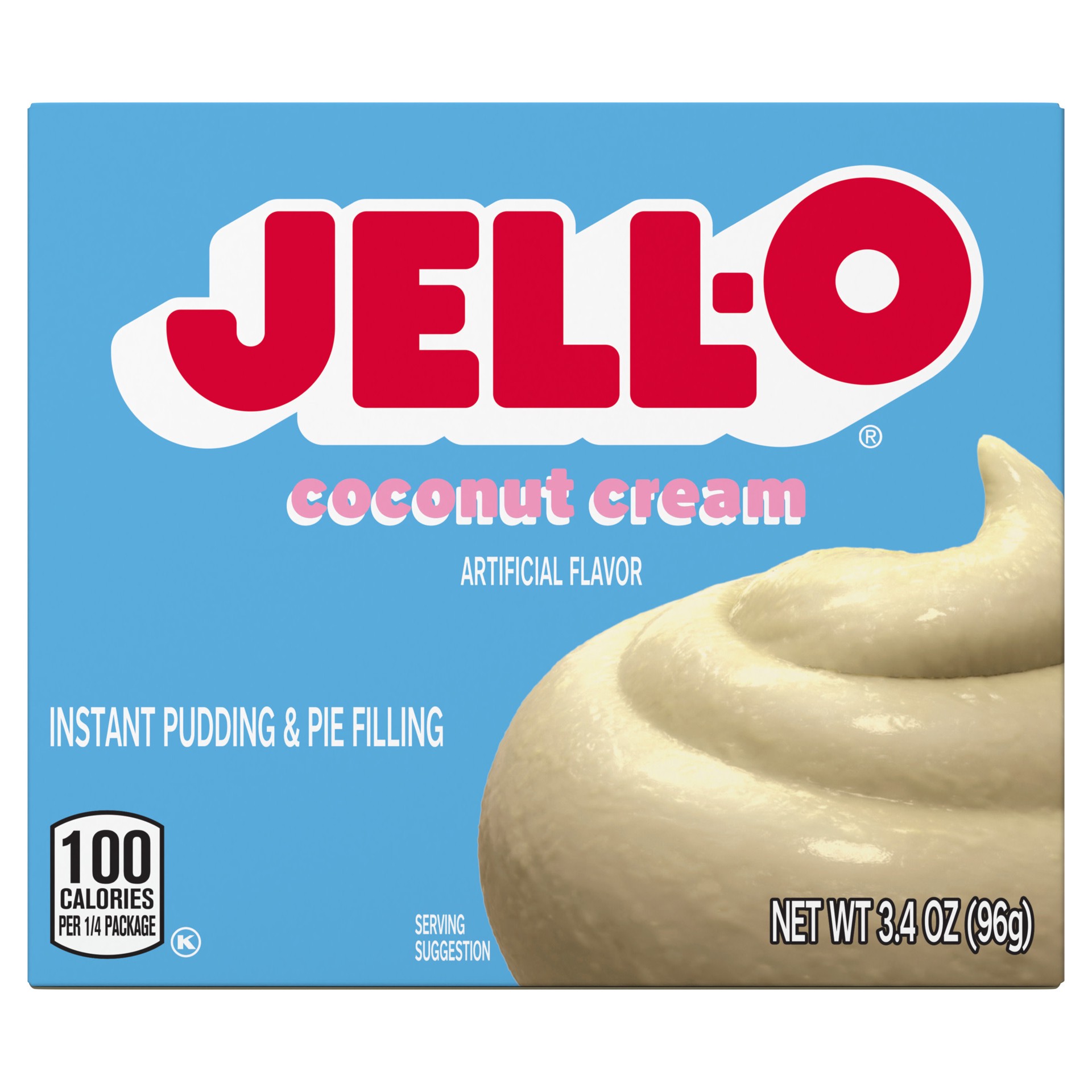 slide 2 of 5, Jell-O Coconut Cream Artificially Flavored Instant Pudding & Pie Filling Mix, 3.4 oz Box, 3.4 oz