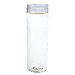 Continental Candle Jar Candle Vanilla White/Gold