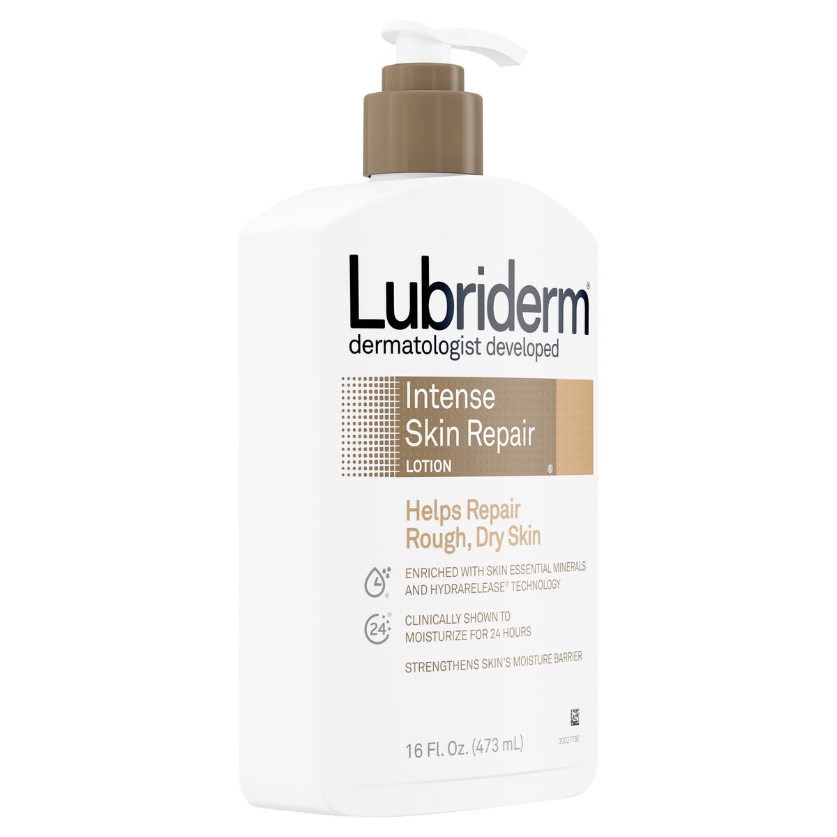 slide 2 of 7, Lubriderm Intense Dry Skin Repair Lotion with Hydrarelease Technology for Repair of Rough, Dry Skin, Fast Absorbing Intensely Hydrates to Restore Dry Skin, 16 fl. oz, 16 fl oz