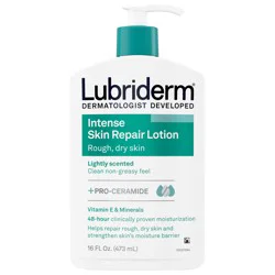 Lubriderm Intense Skin Repair Lotion, Dry Skin, Vitamin E, 16 fl. oz
