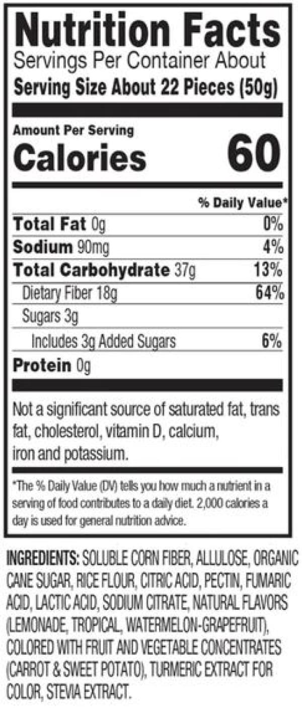 slide 4 of 4, JOYRIDE ZS SOUR FRUIT GUMMIES, 5.4 oz