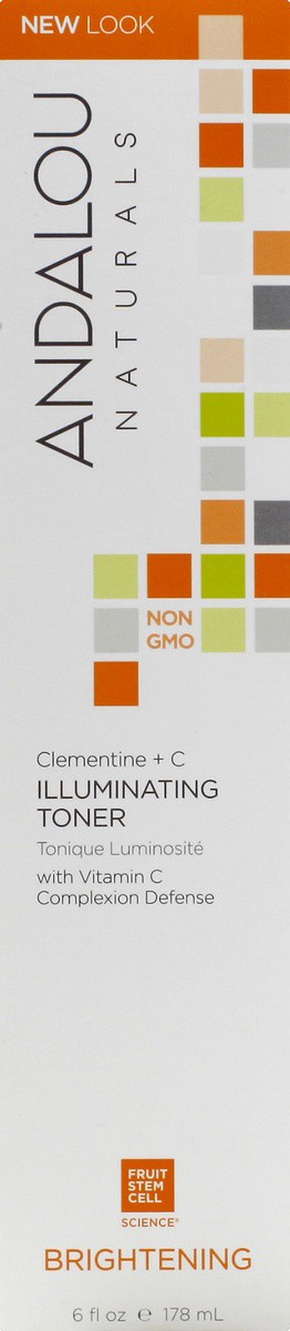 slide 4 of 7, Andalou Naturals Illuminating Clementine Plus C Brightening Toner, 6 fl oz