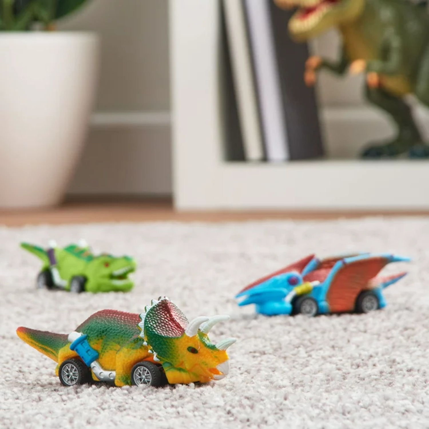 slide 3 of 3, Thiria Dino Wheelz 3pk Assortment, 3 ct