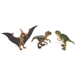 THIRIA 3-pack Realistic Dino Assortment