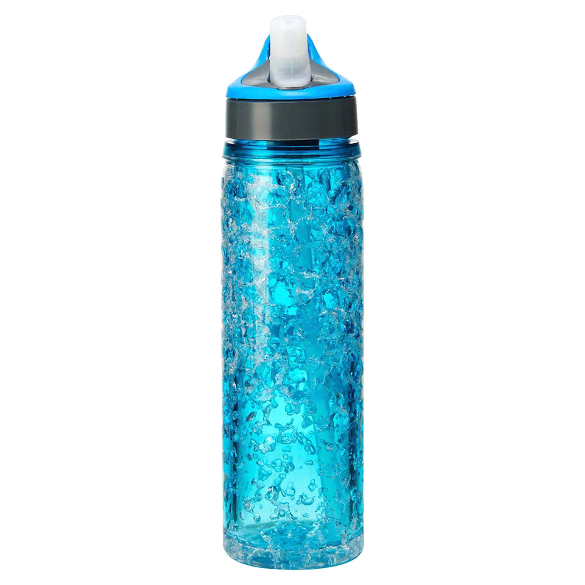 slide 1 of 1, Copco Tritan DW Crackle Gel Water Bottle-Blue, 18 oz