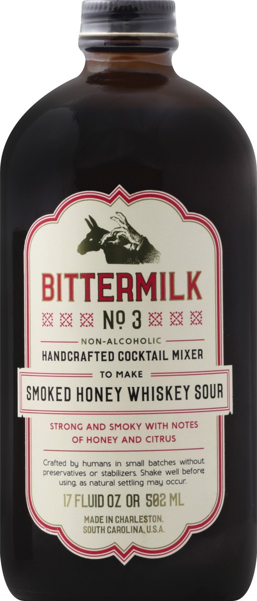 slide 6 of 7, Bittermilk No.3 Smoked Honey Whiskey Sour, 17 oz