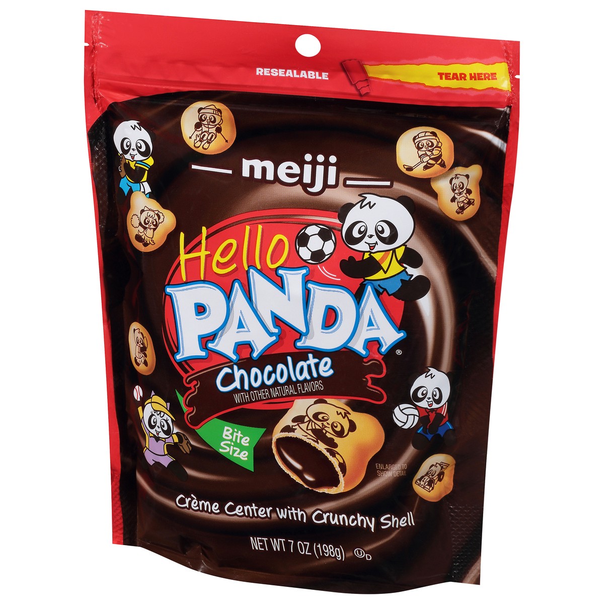 slide 9 of 9, Hello Panda Meiji Chocolate Hello Panda Biscuits, 7 oz