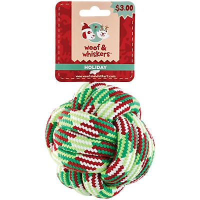 slide 1 of 1, Woof and Whiskers Rope Knot&nbsp;Ball Dog Toy, 1 ct