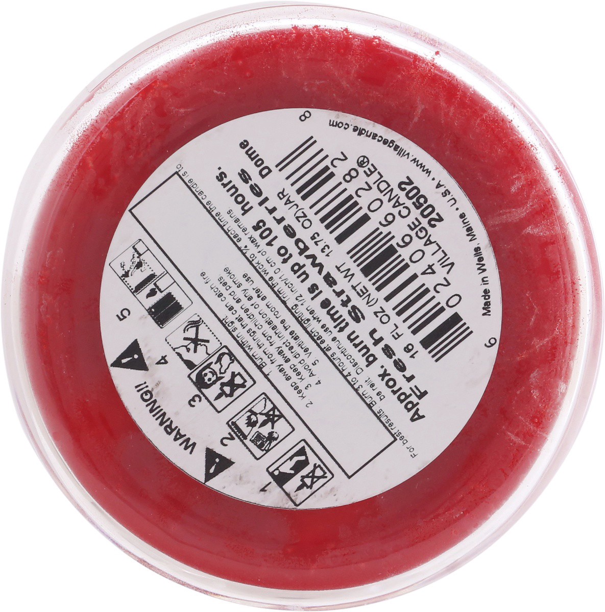 slide 5 of 9, Village Candle Fresh Strawberries Candle 1 ea, 13 oz