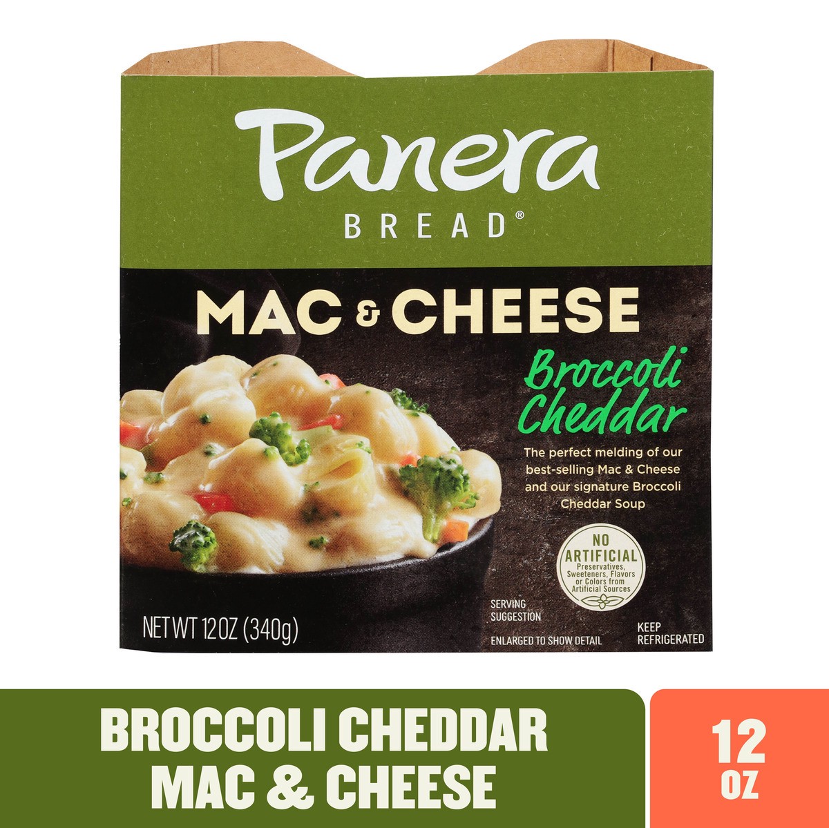 slide 7 of 14, Panera Bread Broccoli Cheddar Mac & Cheese, Microwave Meal, 12 OZ Bowl (Vegetarian), 12 oz