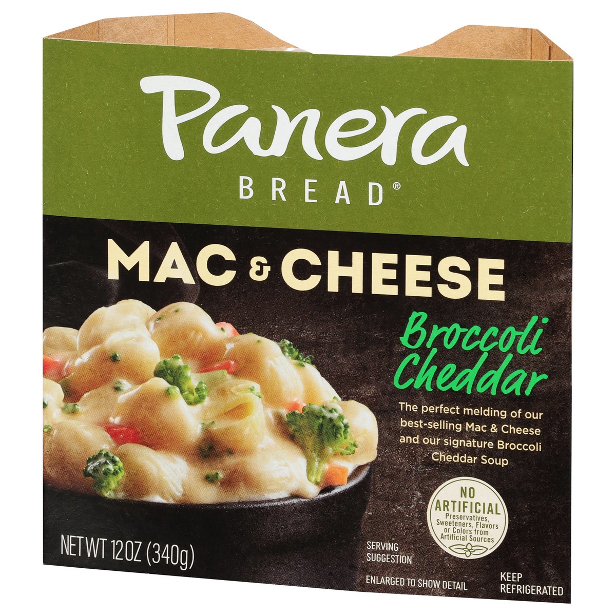 slide 6 of 14, Panera Bread Broccoli Cheddar Mac & Cheese, Microwave Meal, 12 OZ Bowl (Vegetarian), 12 oz