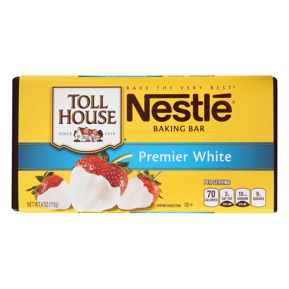 slide 1 of 8, Nestlé Nestle Toll House Premier White Chocolate Baking Bar, 4 oz