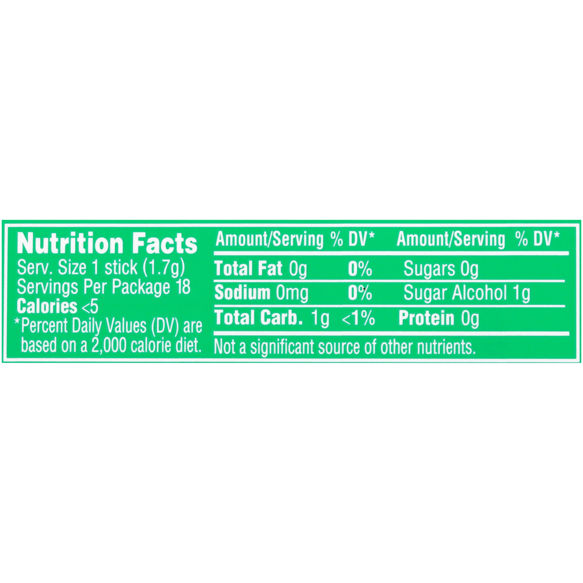 slide 6 of 8, Trident Spearmint Sugar Free Gum, 18 ct