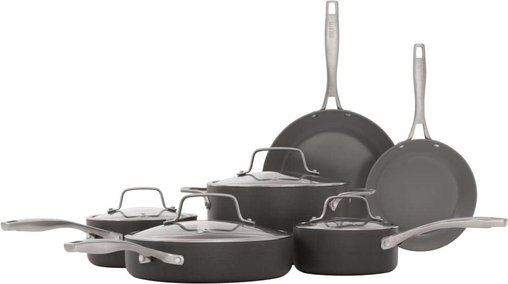 slide 1 of 1, Bialetti Ceramic Pro Nonstick Cookware Set - Gray, 10 ct