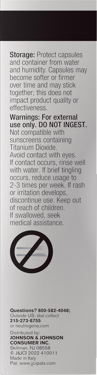 slide 7 of 8, Neutrogena Rapid Tone Repair 20% Vitamin C Brightening Serum Capsules, Antioxidant Face Serum to Brighten Skin Tone & Reduce The Look of Dark Spots, Non-Comedogenic, 30 Serum Capsules, 30 ct