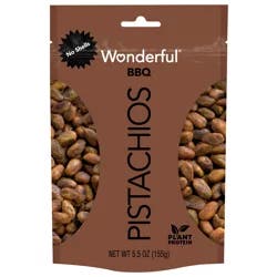Wonderful Pistachios, No Shells BBQ Flavored Nuts, 5.5 Ounce Bag