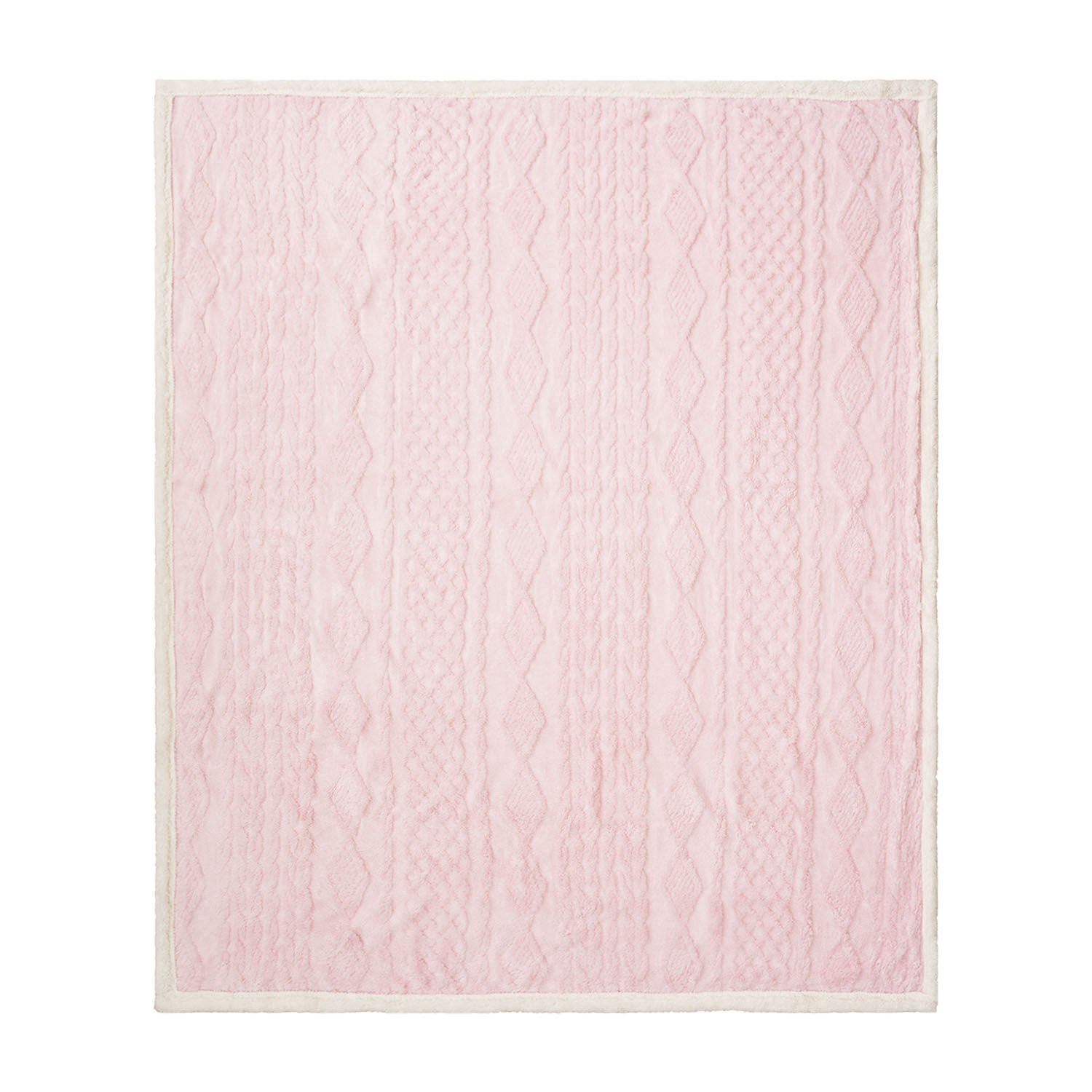 slide 2 of 3, WAYLAND SQUARE Jacquard Sherpa Throw, 1 ct