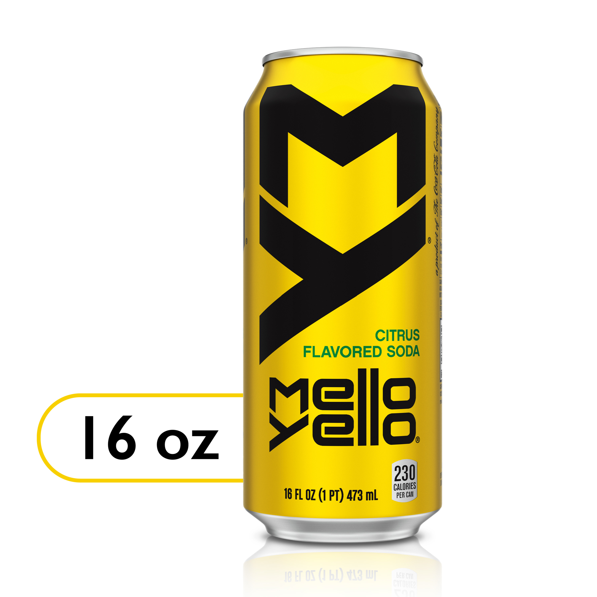 slide 1 of 9, Mello Yello Can, 16 fl oz, 16 fl oz