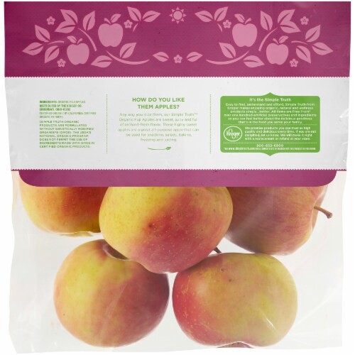 slide 2 of 2, Simple Truth Organic Fuji Apples Bag, 2 lb