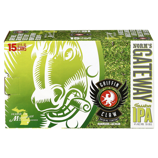 slide 1 of 1, Griffin Claw Gateway IPA Cans, 15 ct; 12 fl oz