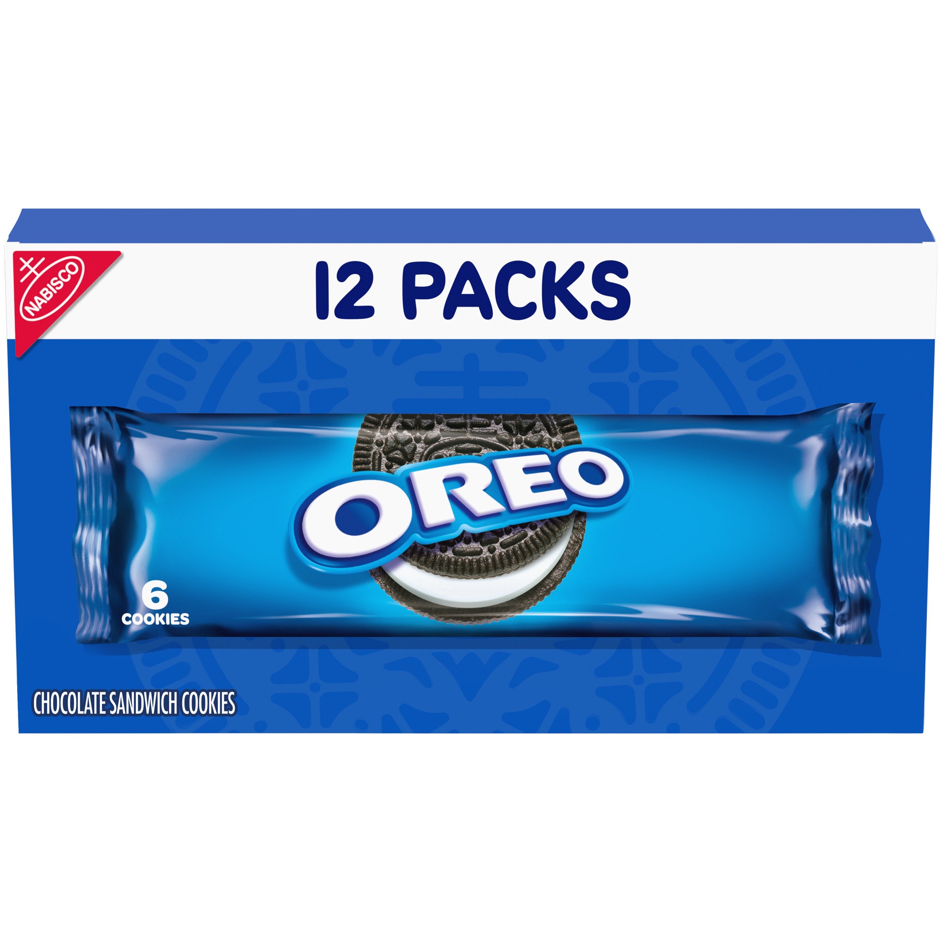 slide 1 of 9, OREO Chocolate Sandwich Cookies, 12 Snack Packs (6 Cookies Per Pack), 28.8 oz