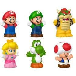 Fisher-Price Little People My Mario Figure 6-Pack Toy Set