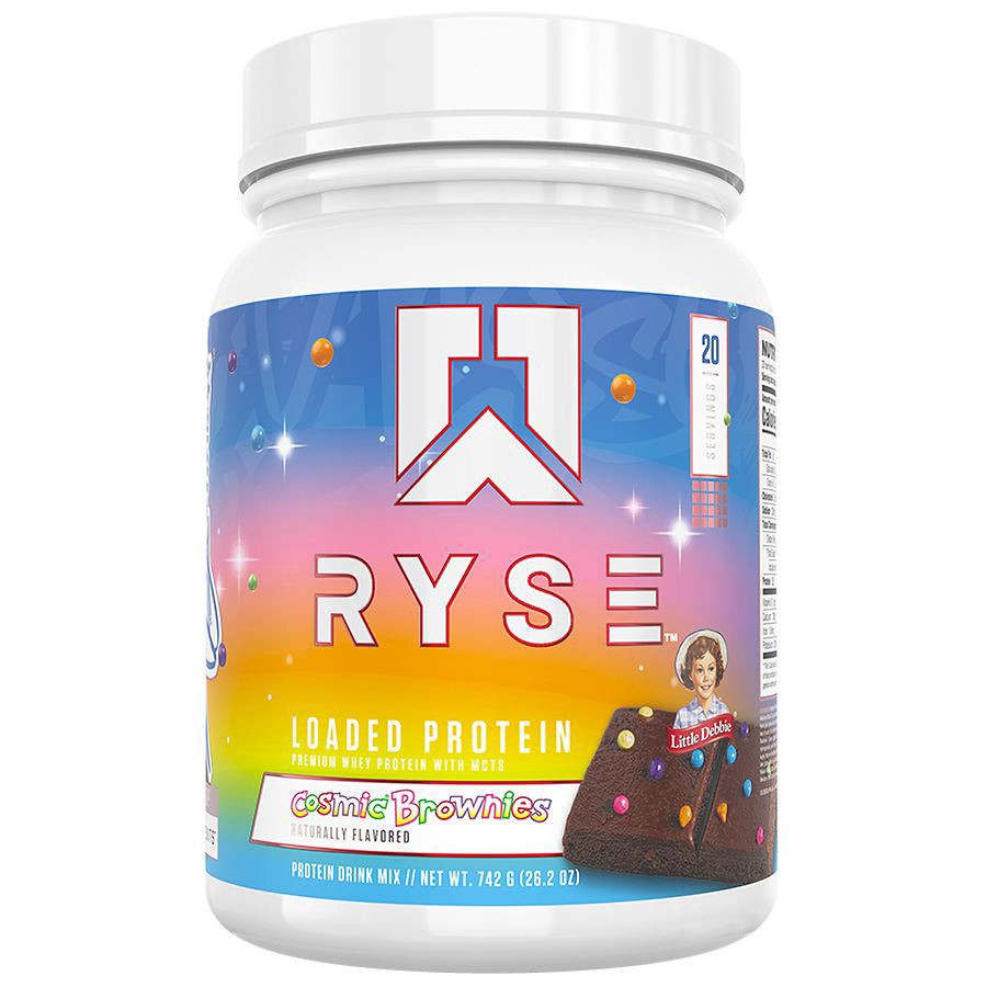 slide 1 of 4, Ryse Cosmic Prtn Powder Brownies, 26.2 oz