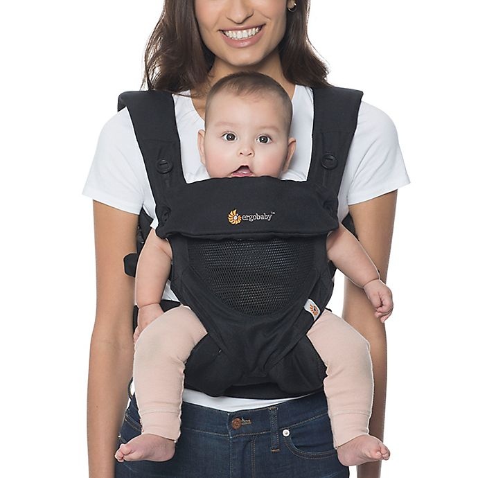 slide 2 of 4, Ergobaby Four-Position 360 Cool Air Baby Carrier - Black, 1 ct