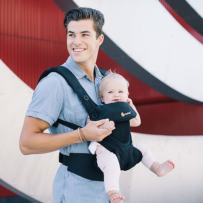 slide 3 of 4, Ergobaby Four-Position 360 Cool Air Baby Carrier - Black, 1 ct