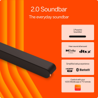 slide 19 of 29, Vizio 2.0 Soundbar with Dolby Atmos and DTS:X - (SV200M-08), 1 ct